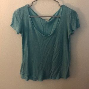 Blue and Brown Flowy T-Shirts